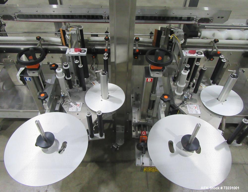 Unused and Never Put into Production- Quadrel Proline Zero Downtime Wraparound Pressure Sensitive Labeler.