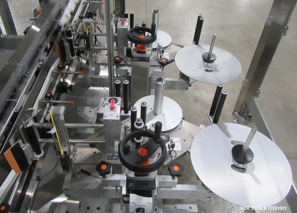 Unused and Never Put into Production- Quadrel Proline Zero Downtime Wraparound Pressure Sensitive Labeler.