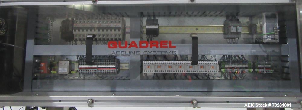 Unused and Never Put into Production- Quadrel Proline Zero Downtime Wraparound Pressure Sensitive Labeler.