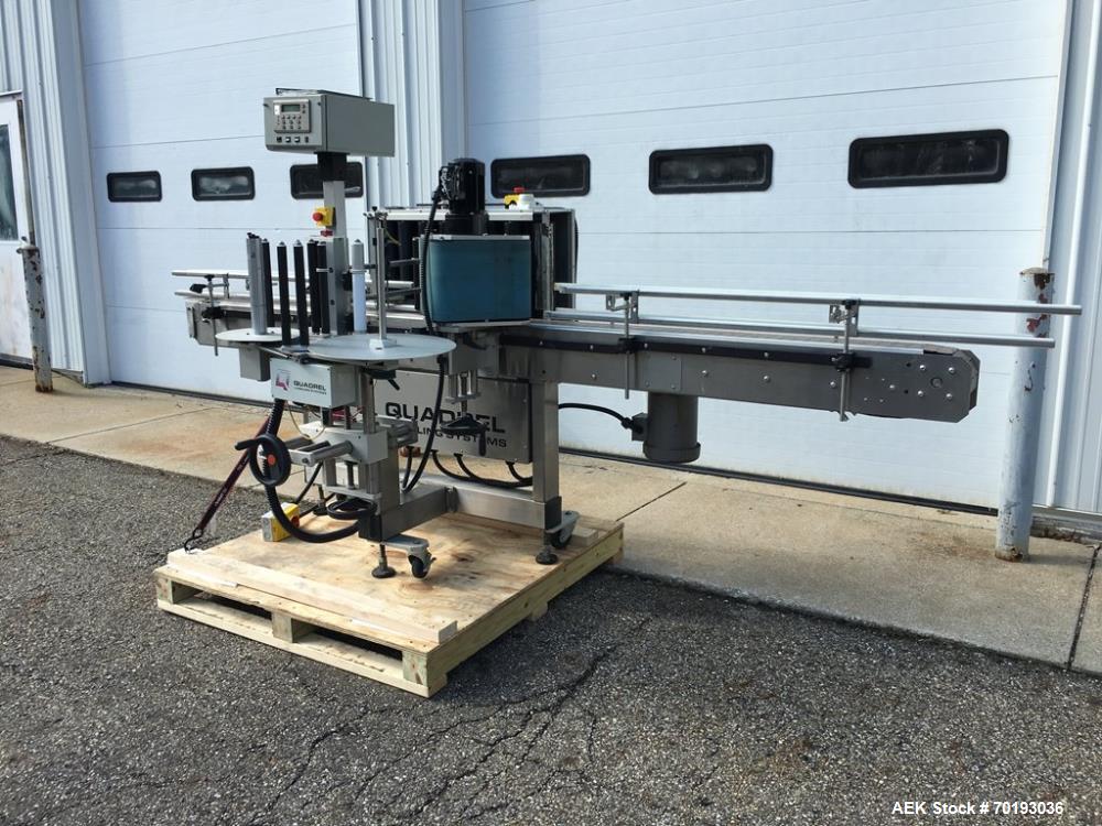 Used Quadrel Versaline Wrap Around Labeler