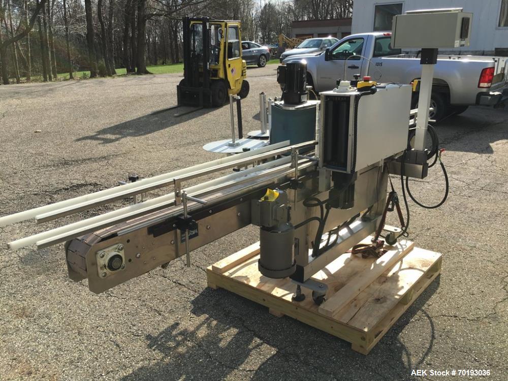 Used Quadrel Versaline Wrap Around Labeler