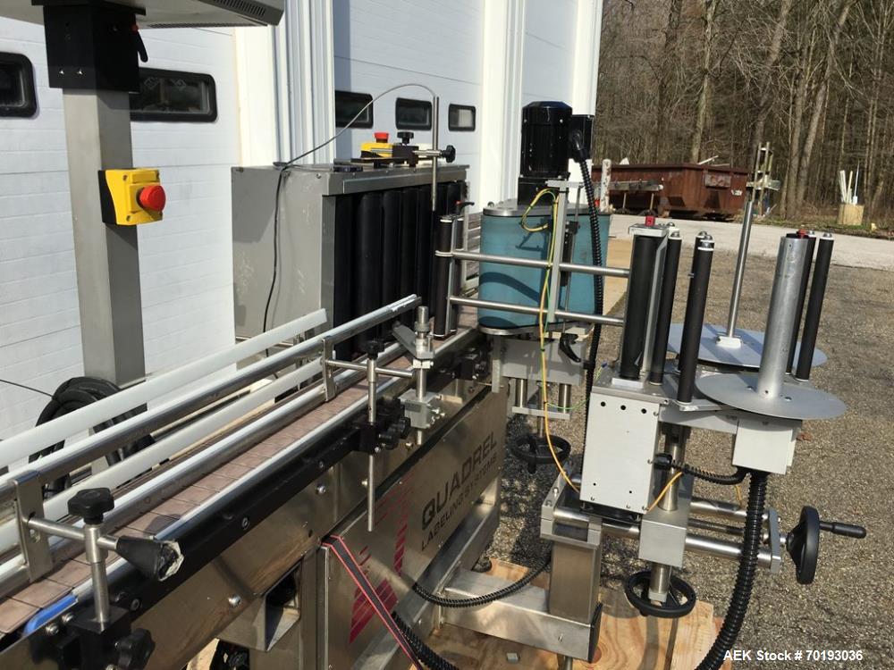 Used Quadrel Versaline Wrap Around Labeler