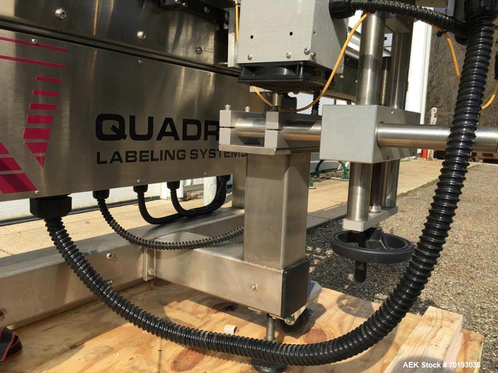 Used Quadrel Versaline Wrap Around Labeler