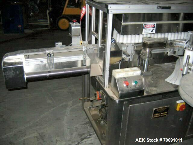 Used Sancoa Automatic High Speed Redundant Pressure Sensitive Labeler, Model VR2