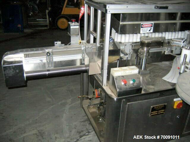 Used-Sancoa Automatic High Speed Redundant Pressure Sensitive Labeler, Model VR2