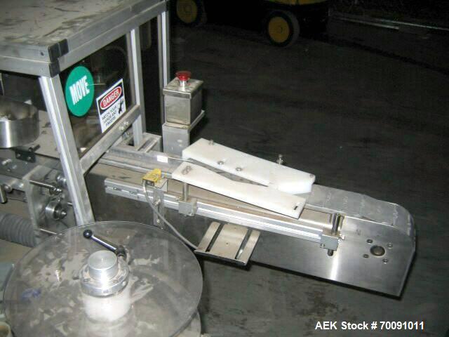 Used Sancoa Automatic High Speed Redundant Pressure Sensitive Labeler, Model VR2