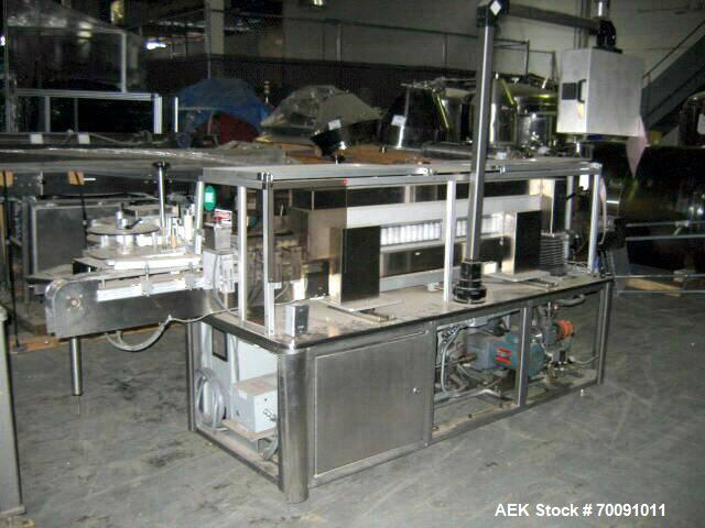 Used Sancoa Automatic High Speed Redundant Pressure Sensitive Labeler, Model VR2