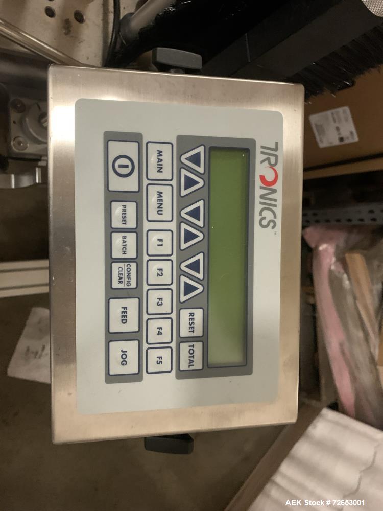 Used Tronics Wipe-On Pressure Sensitive Labeler, Model S1000