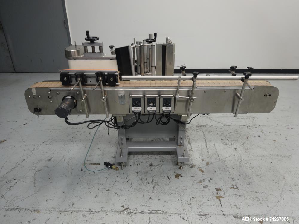 Used Tronics Model TSA  Pressure Sensitive Wraparound Labeler