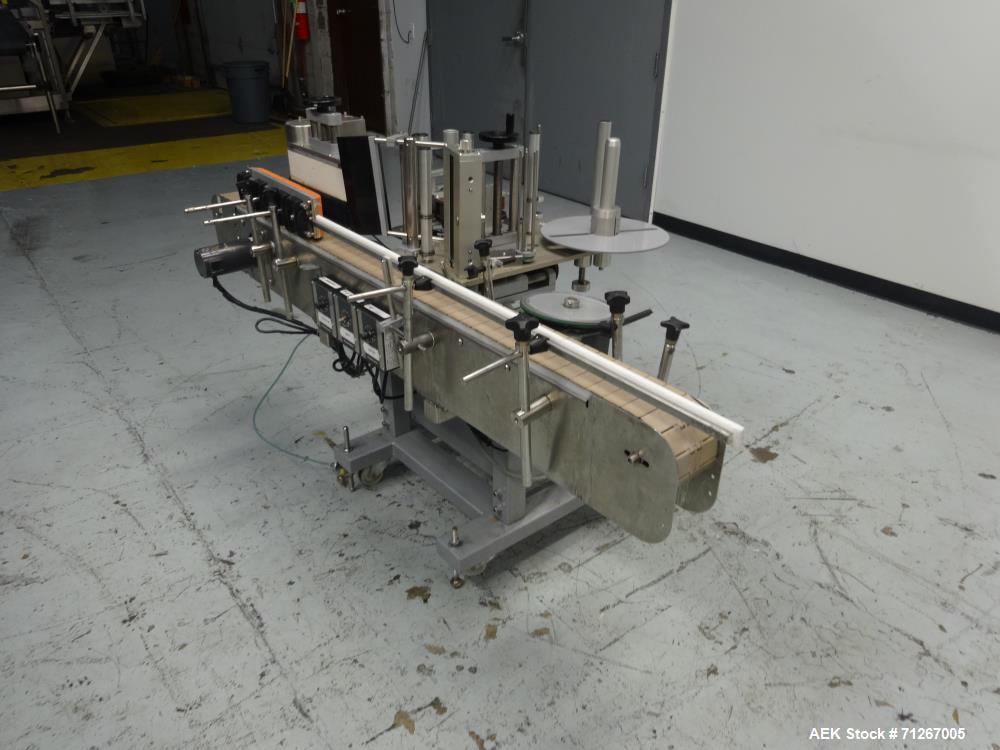 Used Tronics Model TSA  Pressure Sensitive Wraparound Labeler