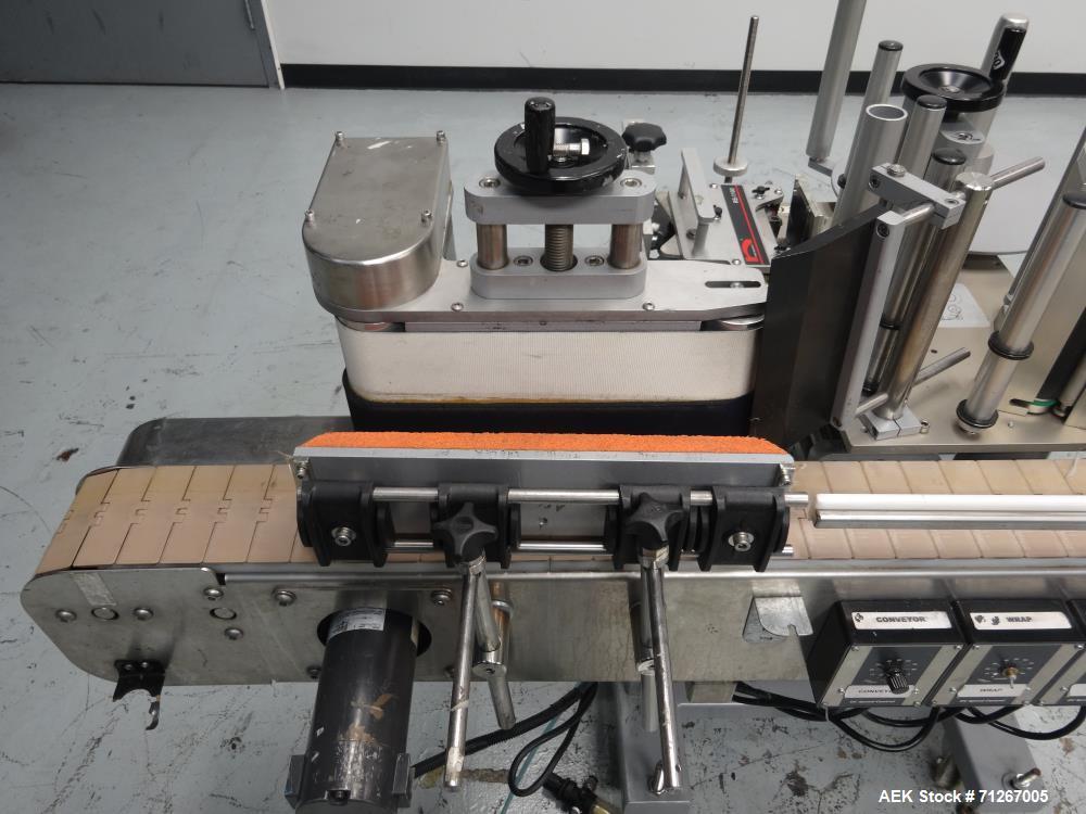 Used Tronics Model TSA  Pressure Sensitive Wraparound Labeler