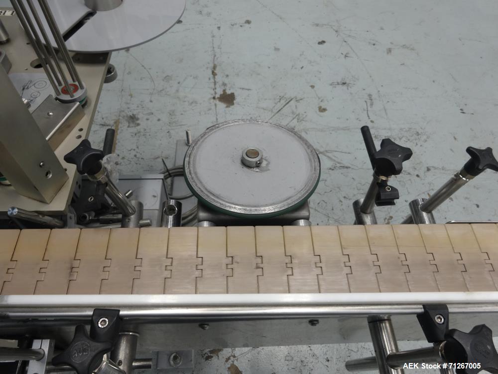 Used Tronics Model TSA  Pressure Sensitive Wraparound Labeler