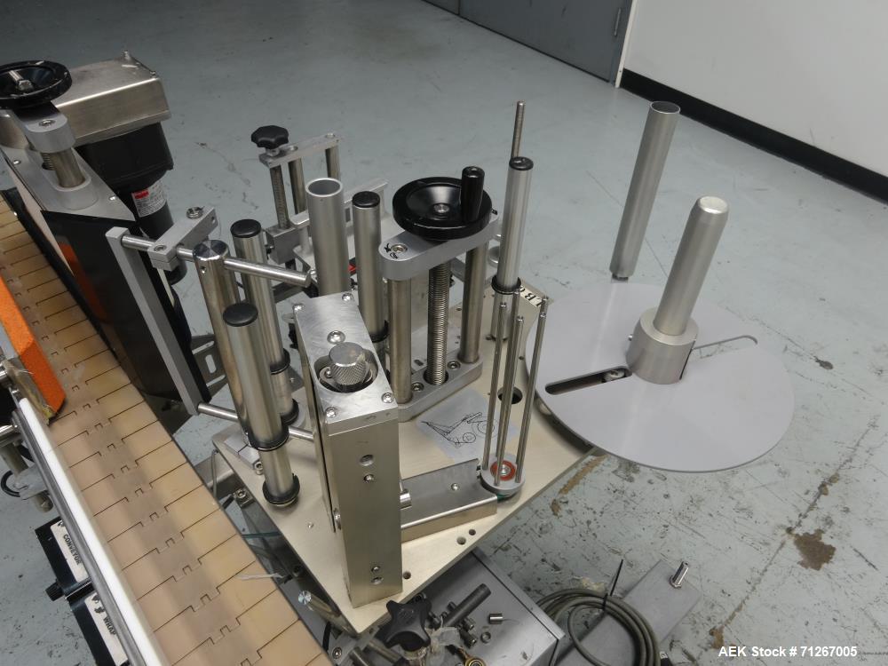 Used Tronics Model TSA  Pressure Sensitive Wraparound Labeler