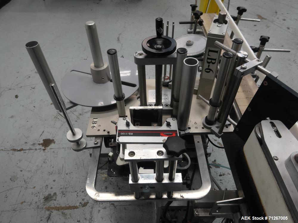 Used Tronics Model TSA  Pressure Sensitive Wraparound Labeler