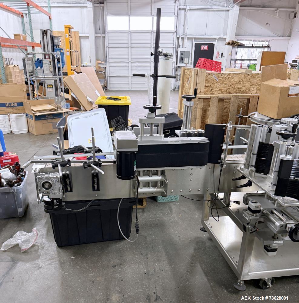 Stainless Steel Tronics S3S Wrap Labeling Machine for Round Containers