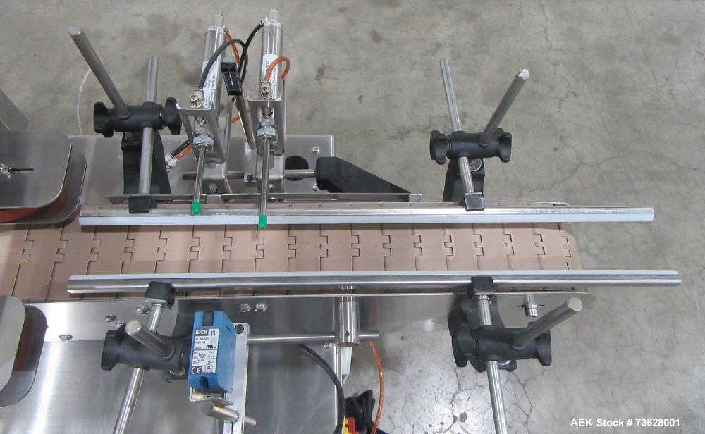 Stainless Steel Tronics S3S Wrap Labeling Machine for Round Containers