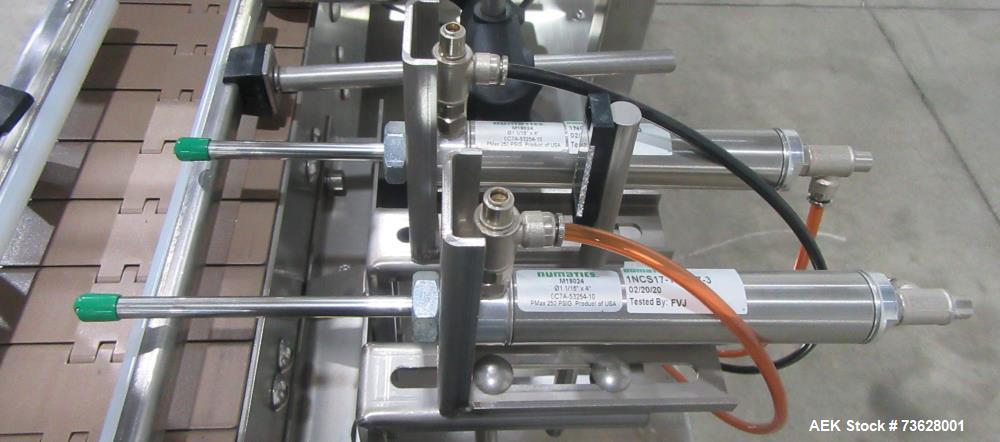 Stainless Steel Tronics S3S Wrap Labeling Machine for Round Containers