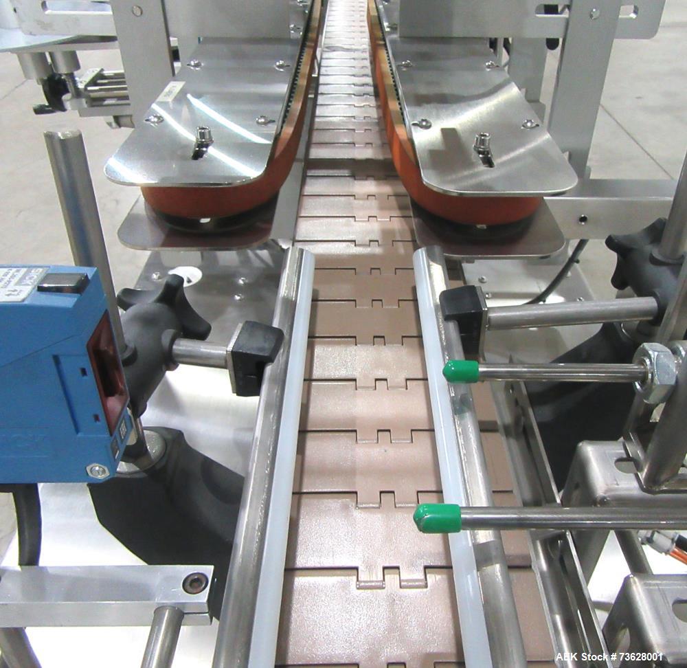 Stainless Steel Tronics S3S Wrap Labeling Machine for Round Containers