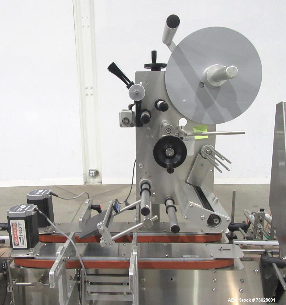 Stainless Steel Tronics S3S Wrap Labeling Machine for Round Containers