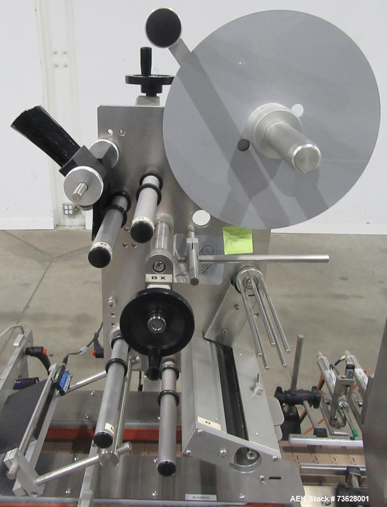 Stainless Steel Tronics S3S Wrap Labeling Machine for Round Containers