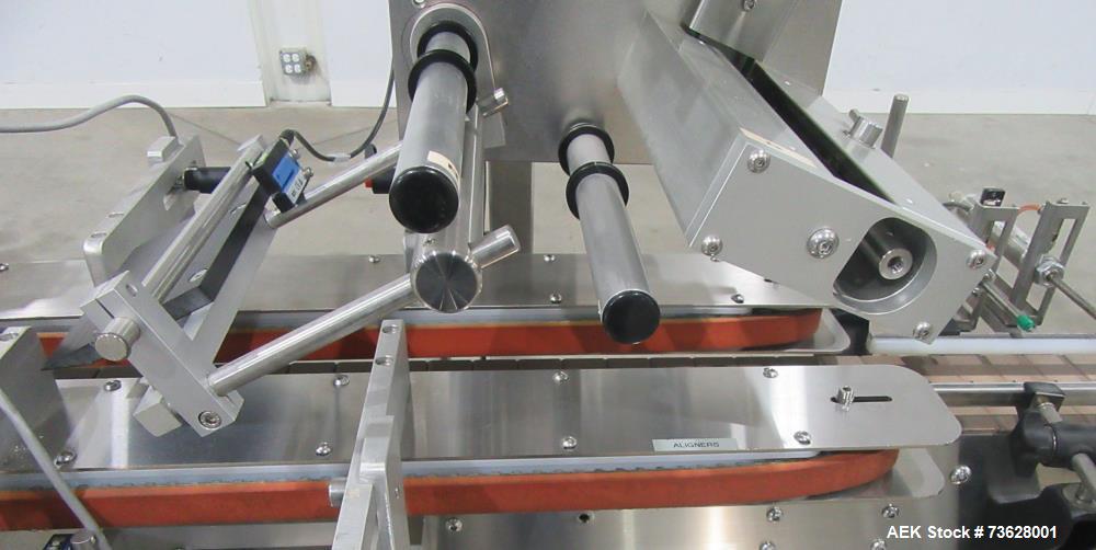 Stainless Steel Tronics S3S Wrap Labeling Machine for Round Containers