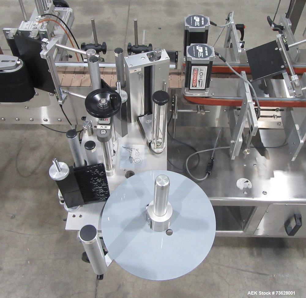 Stainless Steel Tronics S3S Wrap Labeling Machine for Round Containers