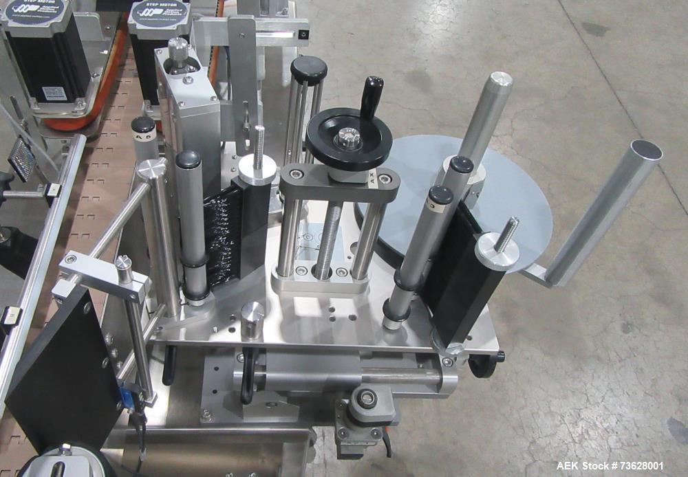 Stainless Steel Tronics S3S Wrap Labeling Machine for Round Containers