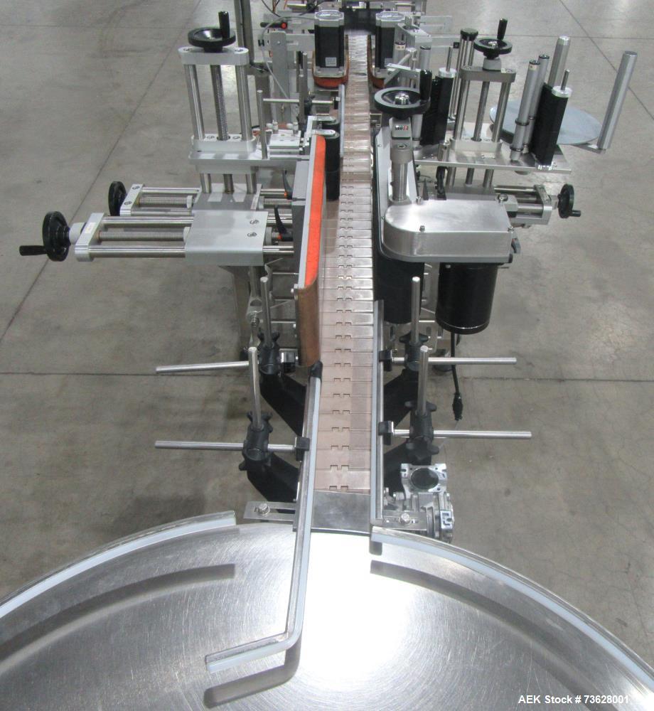 Stainless Steel Tronics S3S Wrap Labeling Machine for Round Containers
