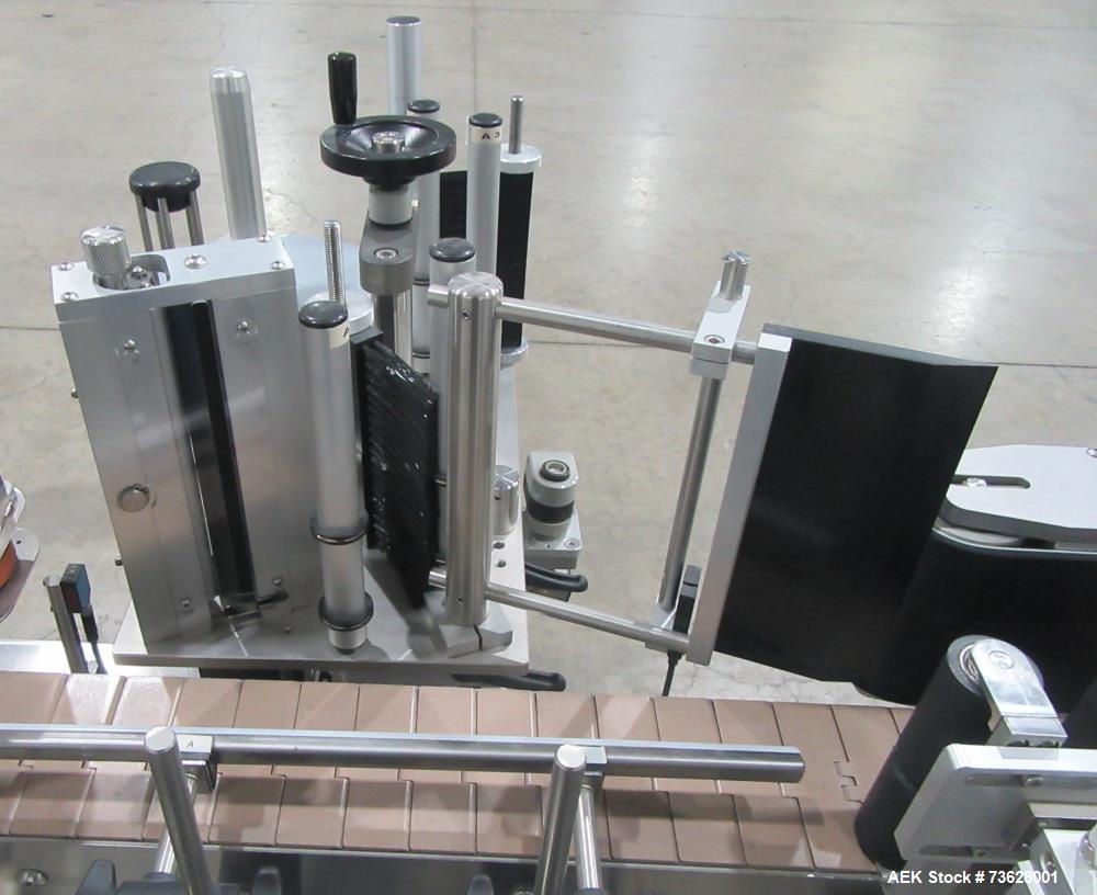 Stainless Steel Tronics S3S Wrap Labeling Machine for Round Containers