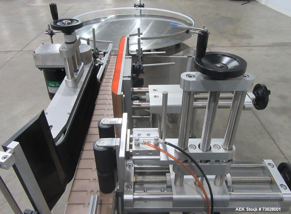 Stainless Steel Tronics S3S Wrap Labeling Machine for Round Containers