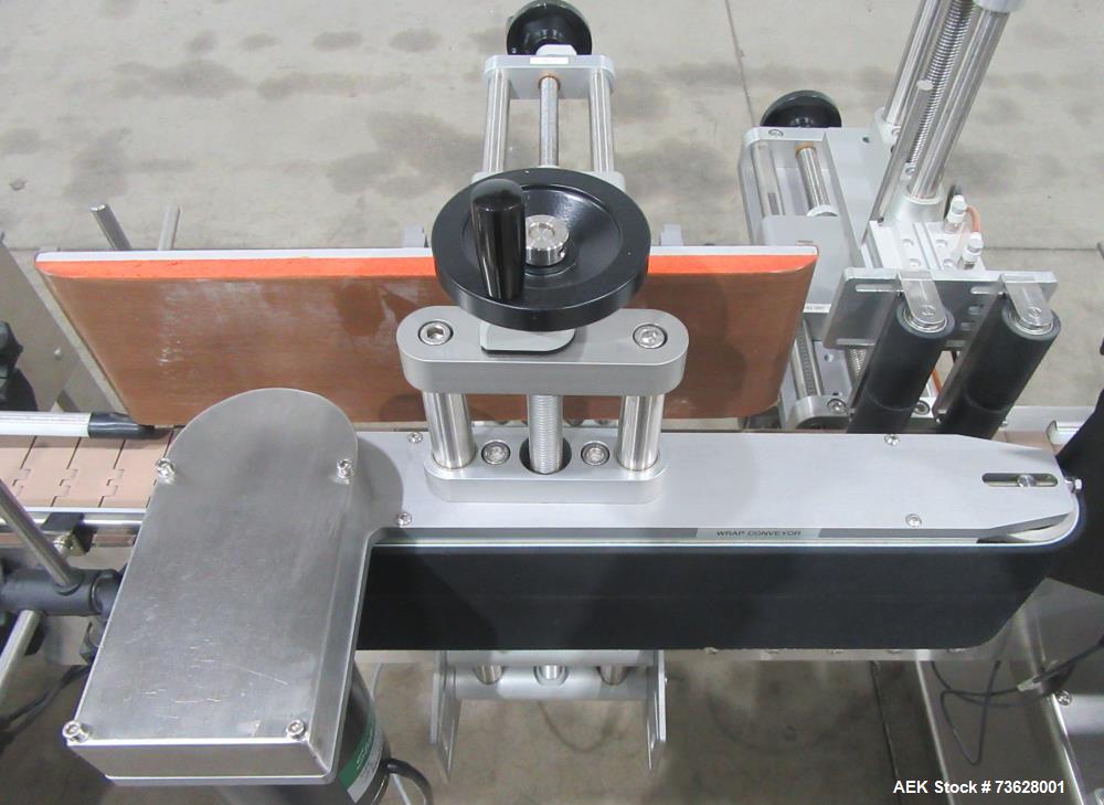 Stainless Steel Tronics S3S Wrap Labeling Machine for Round Containers