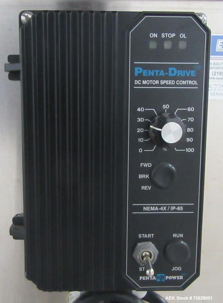 Stainless Steel Tronics S3S Wrap Labeling Machine for Round Containers