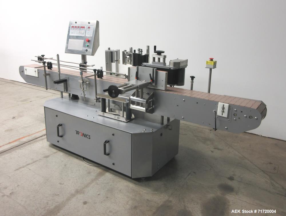 Used Tronics Series 3 Pressure Sensitive Wraparound Labeler