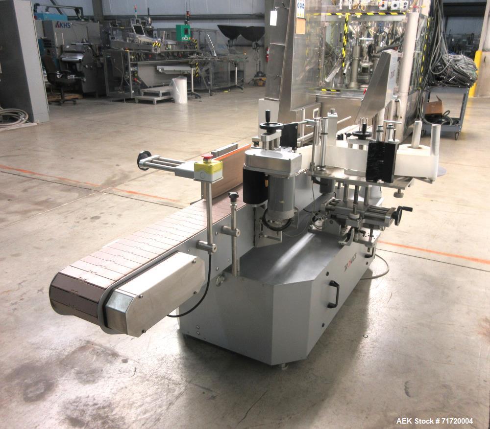 Used Tronics Series 3 Pressure Sensitive Wraparound Labeler