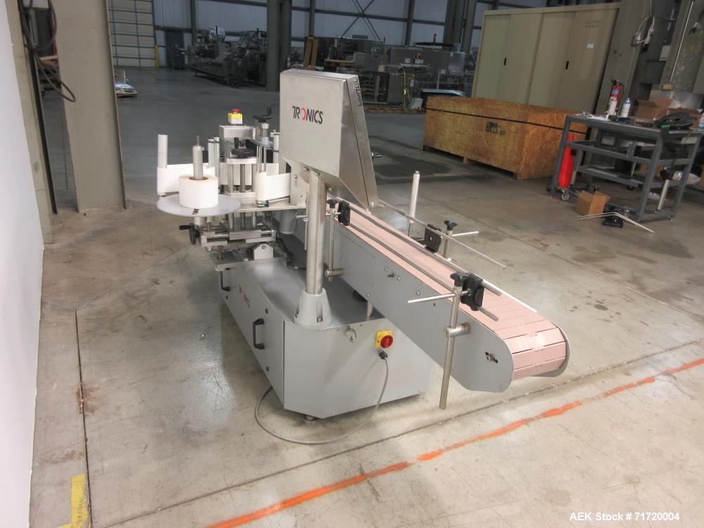 Used Tronics Series 3 Pressure Sensitive Wraparound Labeler