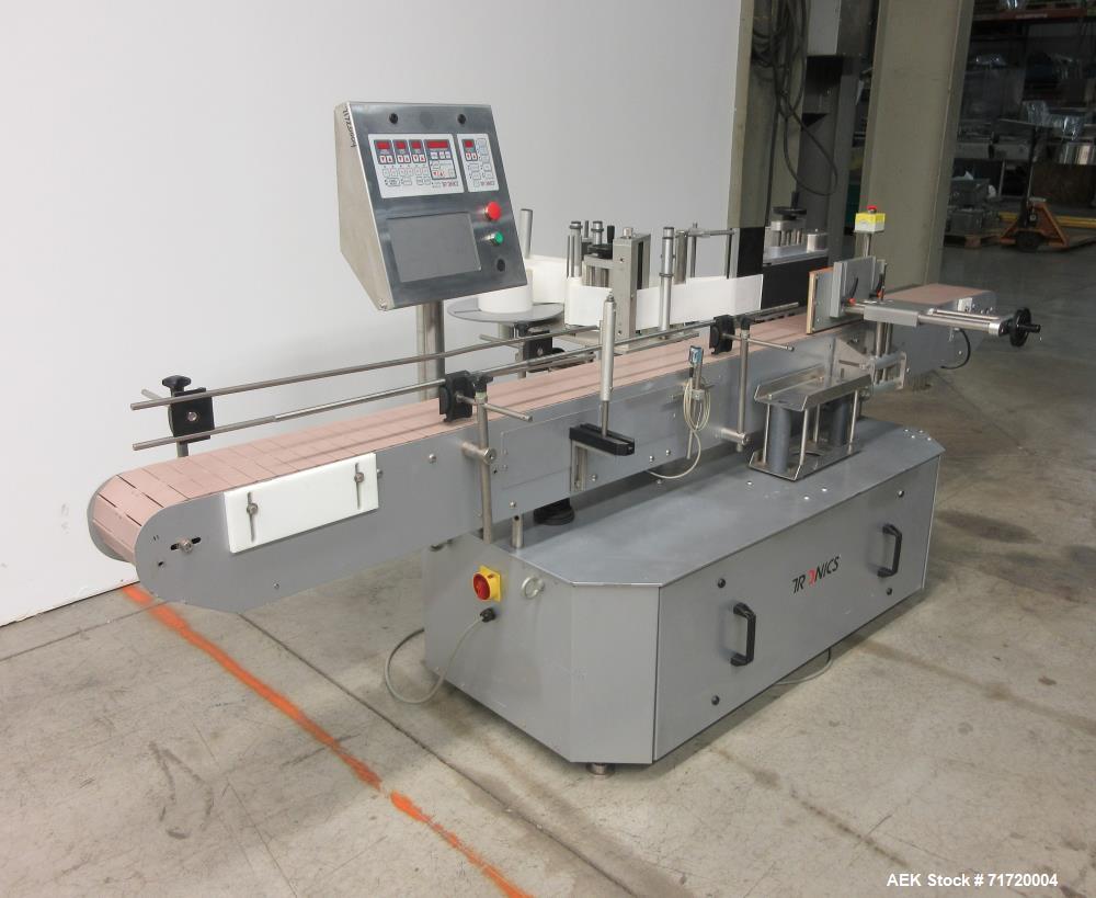 Used Tronics Series 3 Pressure Sensitive Wraparound Labeler