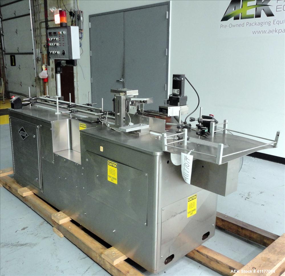 Used Weiler Engineering Inline Wraparound Pressure Sensitive Labeler