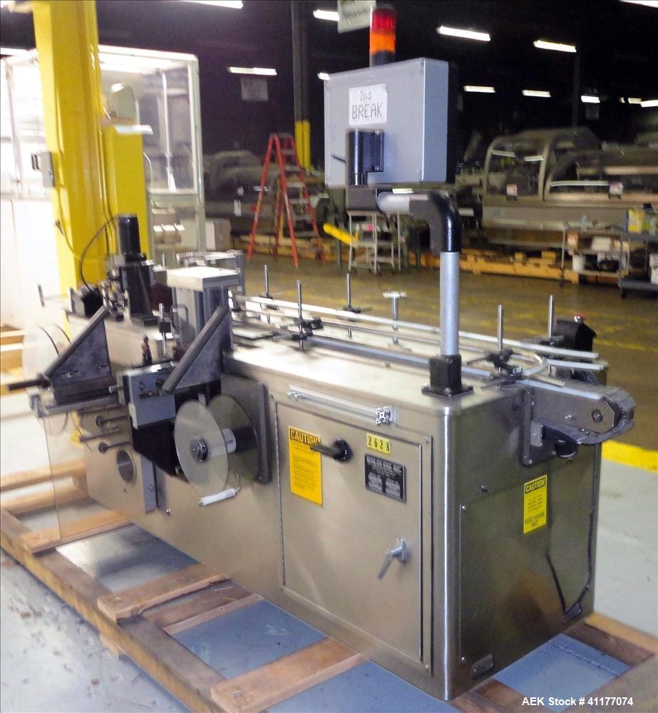 Used Weiler Engineering Inline Wraparound Pressure Sensitive Labeler