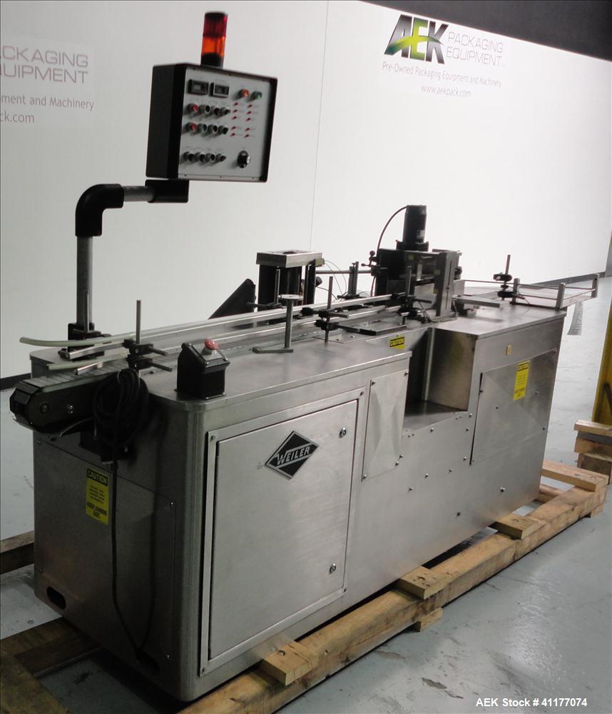 Used Weiler Engineering Inline Wraparound Pressure Sensitive Labeler