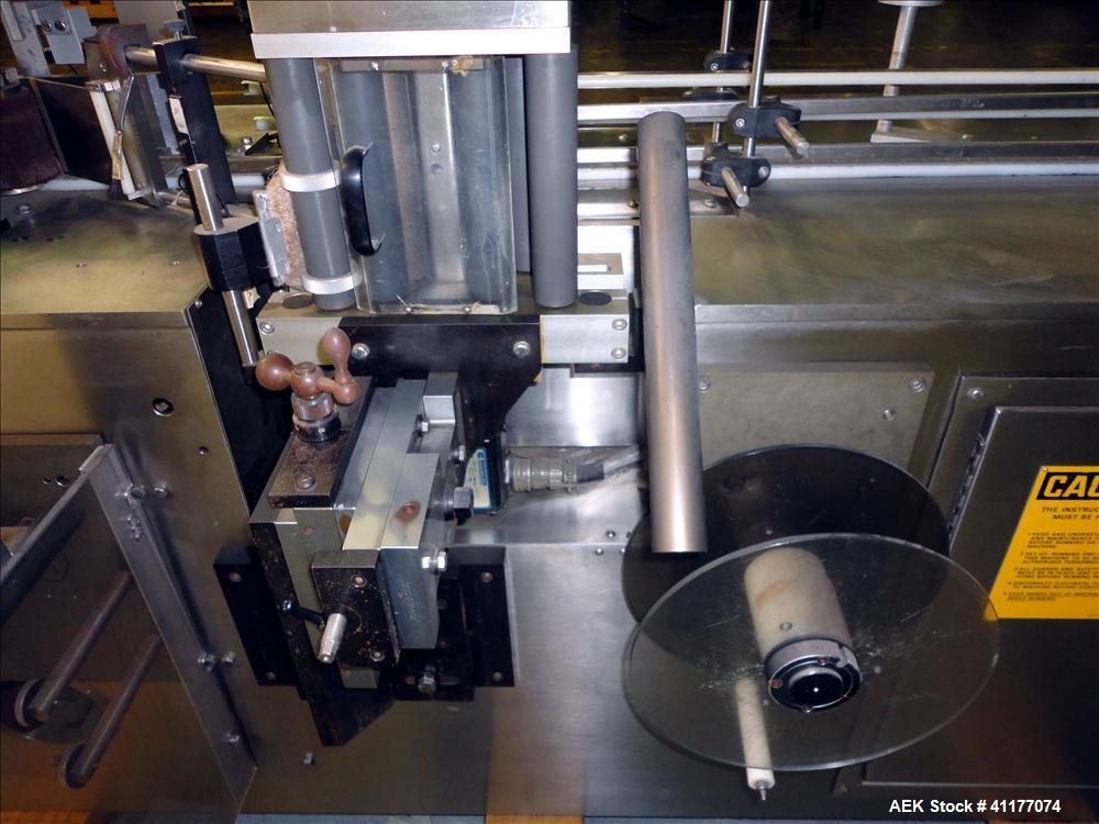 Used Weiler Engineering Inline Wraparound Pressure Sensitive Labeler
