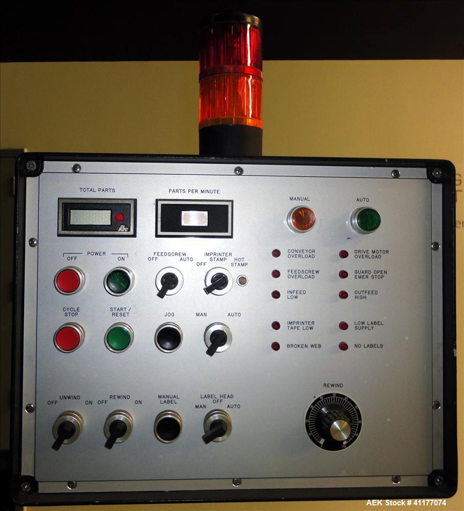 Used Weiler Engineering Inline Wraparound Pressure Sensitive Labeler