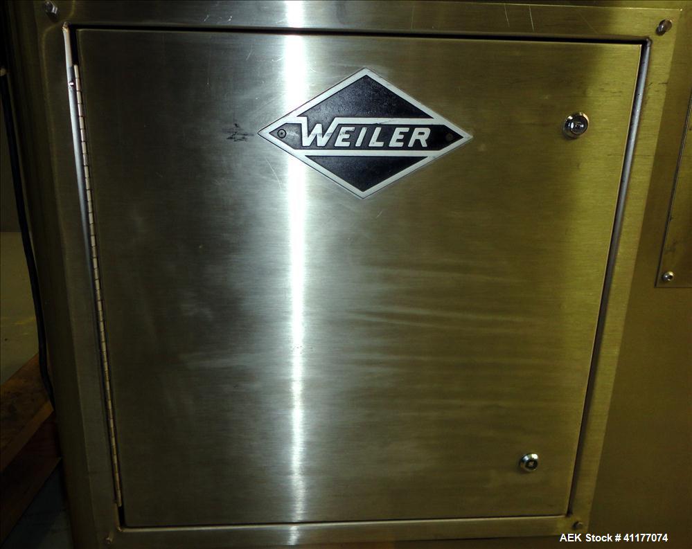 Used Weiler Engineering Inline Wraparound Pressure Sensitive Labeler