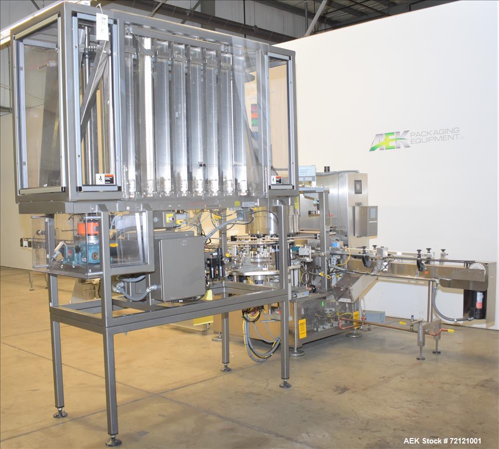 Used Weiler Labeling Systems High Speed Rotary Pharmaceutical Labeler