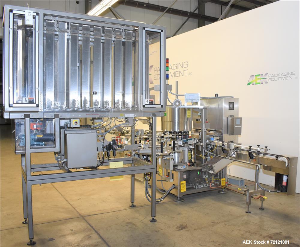 Used Weiler Labeling Systems High Speed Rotary Pharmaceutical Labeler