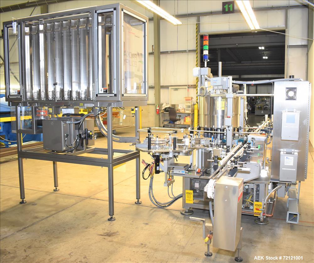 Used Weiler Labeling Systems High Speed Rotary Pharmaceutical Labeler