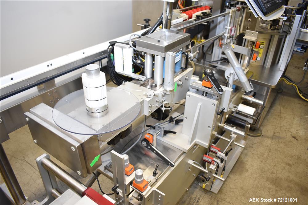 Used Weiler Labeling Systems High Speed Rotary Pharmaceutical Labeler