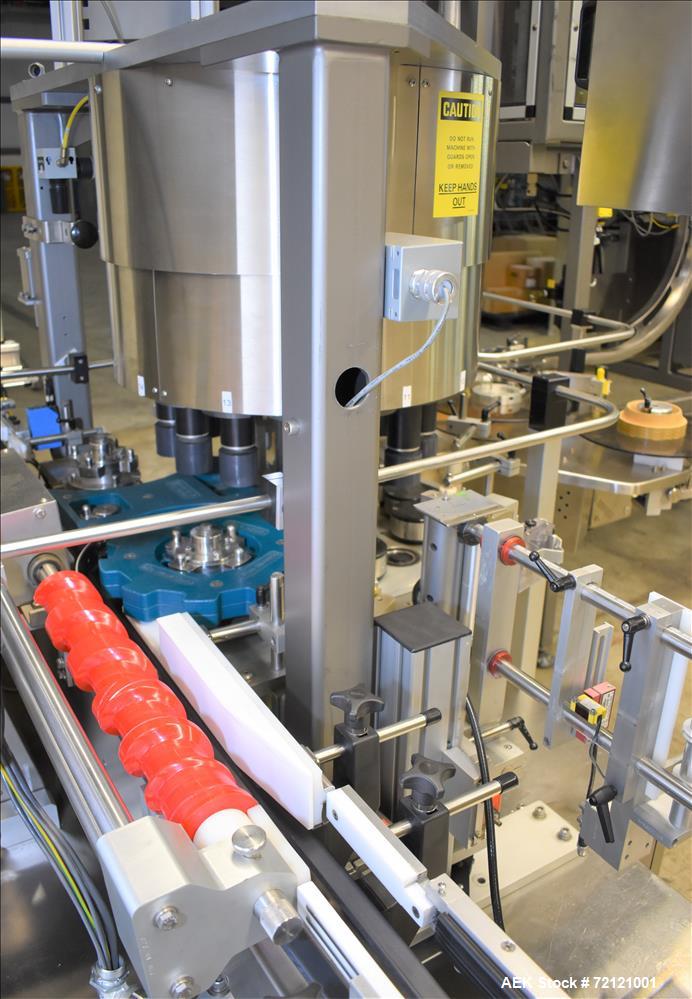 Used Weiler Labeling Systems High Speed Rotary Pharmaceutical Labeler