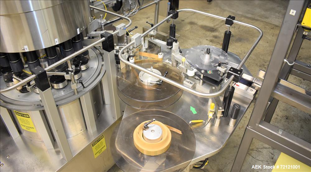 Used Weiler Labeling Systems High Speed Rotary Pharmaceutical Labeler