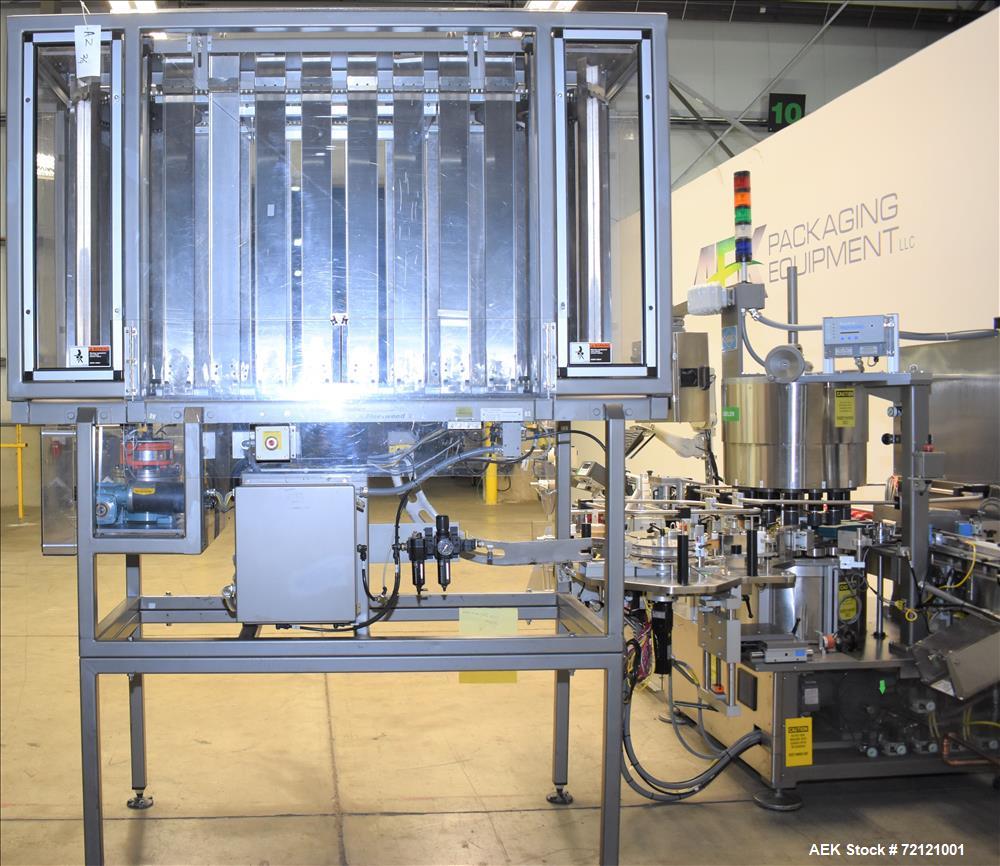 Used Weiler Labeling Systems High Speed Rotary Pharmaceutical Labeler