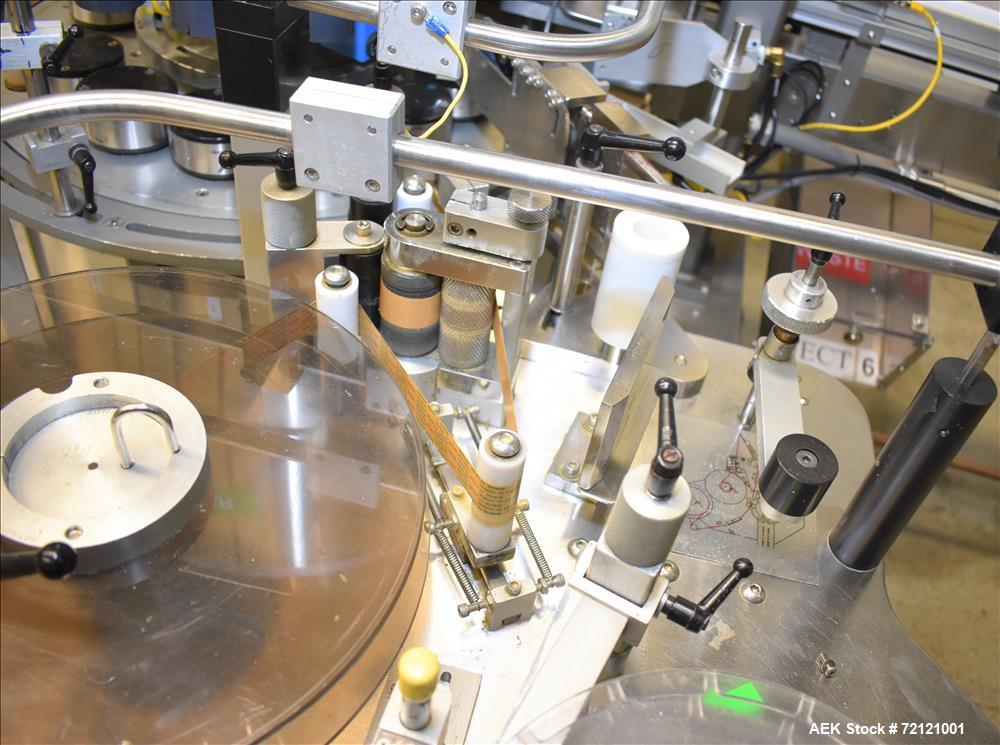 Used Weiler Labeling Systems High Speed Rotary Pharmaceutical Labeler